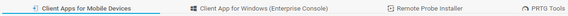Downloads and Tools Tabs