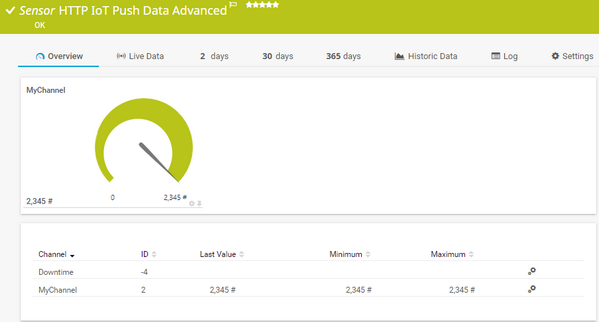HTTP IoT Push Data Advanced Sensor HTTP IoT Push Data Advanced Sensor