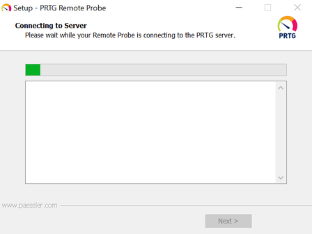 PRTG Remote Probe Setup Connecting to Server PRTG Remote Probe Setup Connecting to Server