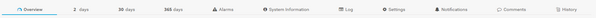 Tabs Bar on Device Level Tabs Bar on Device Level